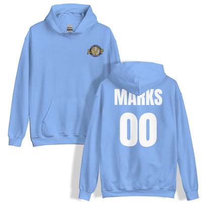 Custom Name and Number Embroidered MVP Hoodie