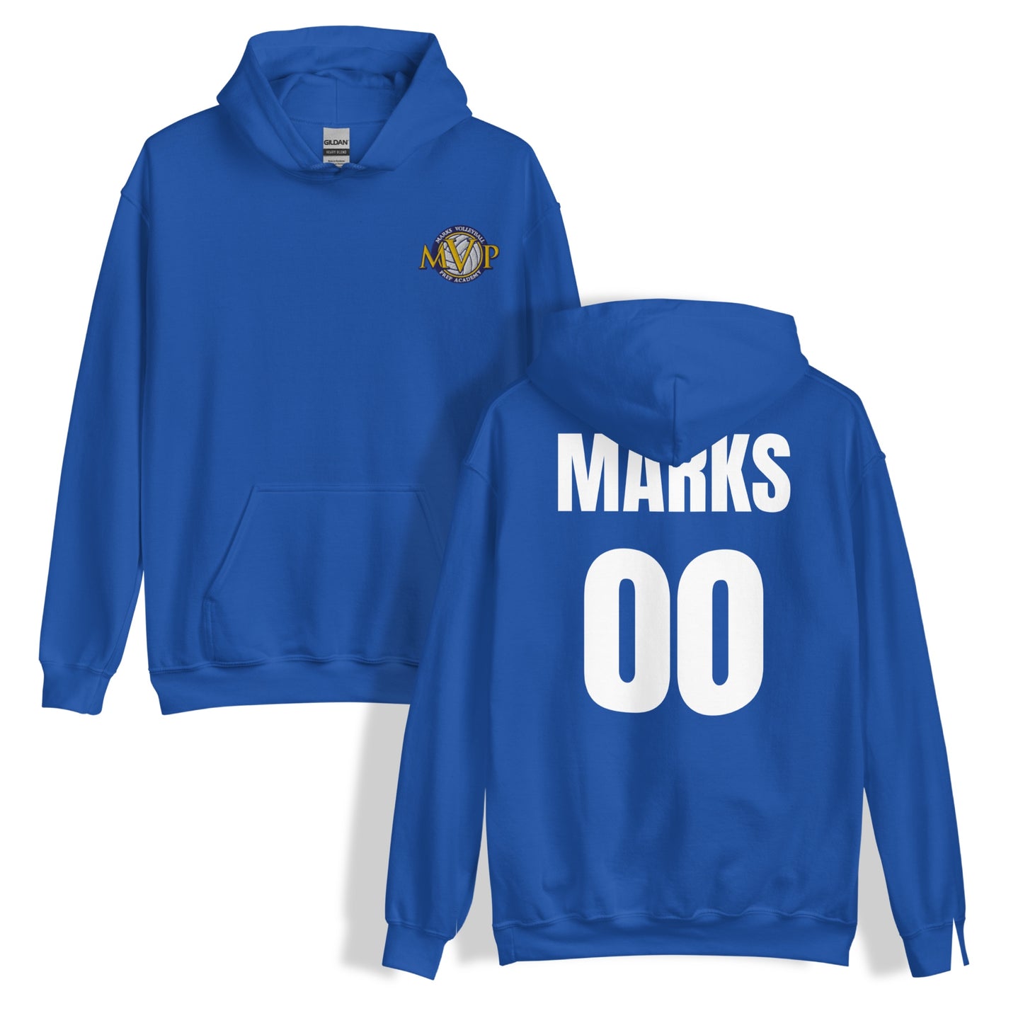 Custom Name and Number Embroidered MVP Hoodie