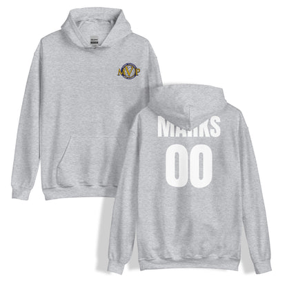 Custom Name and Number Embroidered MVP Hoodie
