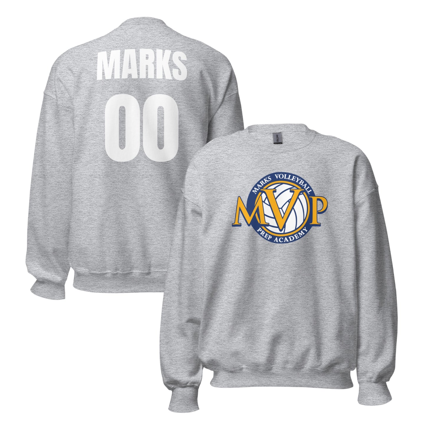 Custom Name and Number MVP Crewneck Sweatshirt